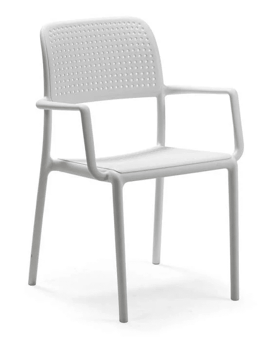 silla bora bianco